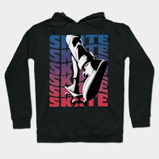 Riding a Skateboard Skateboarding Cruising Skater Skate Hoodie